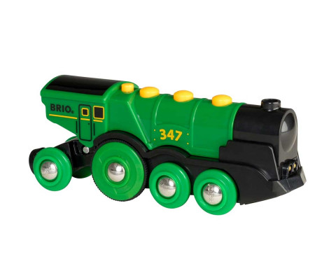 Могутній зелений локомотив