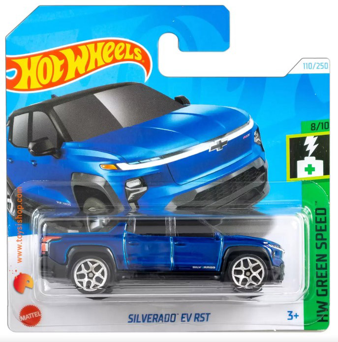 Базова машинка 1:64 Hot Wheels Silverado EV RST [HRY63] на Bobas.ua